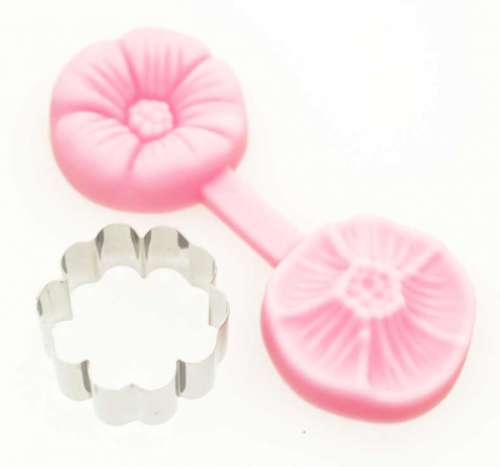 Cherry Blossom Cutter and Veiner Set - Click Image to Close
